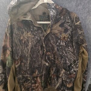 Men’s Realtree Camo Hooded Hunting Jacket - Brown/Green